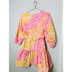 DEREK LAM 10 CROSBY X RTR Multicolor Floral Hourglass Cutout Mini Dress Size 46 Photo 4