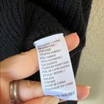 Brochu Walker  black wool blend asymmetrical knit sweater Photo 5