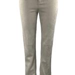 ZARA Cream Beige Faux Suede Split Hem High Waist Flared Bootcut Trousers Pants 0 Photo 0