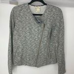 Matilda Jane  Heather Gray Afternoon Drive Fall Fun Moto Jacket [size Medium] Photo 0