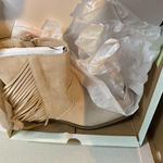 SO  NEW Women’s Ivory Western Fringe Ankle Boots Size 8 Boho Square toe Photo 6