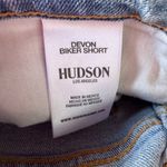 Hudson Jeans  Devon High-Rise Distressed Biker Shorts in Lift Me Up Size 24 New Photo 4