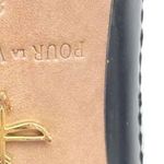 Pour La Victoire Chantel Mesh Scallop Black Leather Pointed Toe Heels Size 8 Photo 13