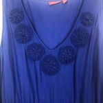 Elle  Womens Top 2X 3D Flowers Elastic Waist Party Cocktail Event Feminine Dressy Photo 3