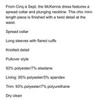 Cinq à Sept Cinq a Sept McKenna Knot Front Shirt Dress Fuschia Photo 7