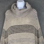 Krimson Klover Sweater Women Large Beige Cowl Neck Tunic Knit Country Y2K Boho Tan Size undefined Photo 4