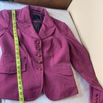 The Limited  Pink & Brown Gingham Blazer Size Small Photo 10