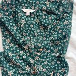Candie's Green Floral Blouse Photo 0