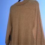 Eloquii NEW Puff Sleeve Collared Sweater Dress Women Size 18/20 Neutral Office Photo 8