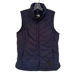 The North Face Rainier Puffer Vest Women's Small Navy Outdoors Preppy Athleisure Photo 2