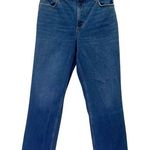 Abercrombie & Fitch Abercrombie 90s Straight Ultra High Rise Jeans Dark Wash Size 29 | 8 Extra Short Photo 0