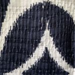 The Limited  Womens Size 4 Blue Geometric Dress Knee Length Sleeveless Boat Neck Photo 3