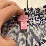 Lilly Pulitzer  Nita Cover Up Womens Blue White Print Off Shoulder Size XS Photo 5