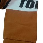 ZARA Trafaluc cropped long sleeve color blocked sweatshirt, size Small Photo 2