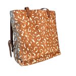 Madewell  The Medium‎ Transport Tote Printed Calf Hair Edition Pecan M6314 Bag Photo 4