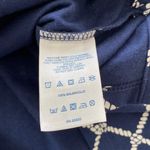 Lands' End Navy Blue Rope Print Knit Dress size Small Photo 7