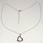 Grandmother Silver Tone Stainless Steel Grandmother Heart Pendant Necklace Photo 2