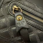 Juicy Couture  Black Shimmer Leather Quilted Bifold Wallet Photo 5