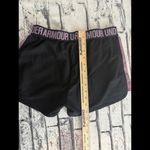 Under Armour * Women's Performance Shorts Black/Purple Small Gym Running Photo 5