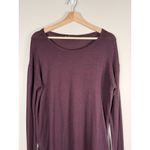 Athleta  Lombard Sweater Auberge‎ Lightweight Womens Small Top Athleisiure Maroon Photo 8