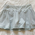 Adidas Parley Womens Size Large White Blue Skirt Skort Striped Golf Tennis Photo 0