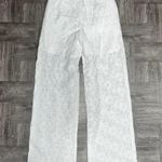 Princess Polly White Eyelet Pants Size 2 Photo 1