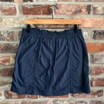 Lou & grey Navy Blue Textured Windbreaker Skort, M Photo 5