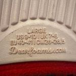 Dearfoams  Women's Red "Mama Claus" Slippers Size Large 9/10 Photo 4