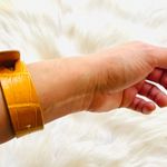 Suarez Crocodile Cuff Tan Photo 8