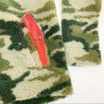 J.Crew Vintage Sherpa Fleece Pullover Jacket Camo Camouflage Olive Army Green Photo 13