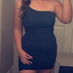 B Darlin Super cute form fitting dark green homecoming dress Photo 1