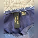 Nip Tuck Swimwear Size 4 Slimming Tummy Control Geometric Navy/White One Piece Blue Photo 4