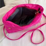 Pink puffer chain bag with cross body strap Photo 2
