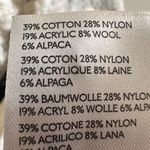 Anthropologie  Pilcro Petra Feathered oversized sweater cream navy size small Photo 15