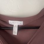 Leith  Women's Size‎ Small Purple Asymmetrical Twisted Career Formal Blouse Photo 3