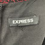 EXPRESS | NWT | XL | Floral Red Rose Ruffle Front Pleated V-Neck Valentine Dress Photo 9