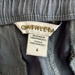 Athleta NWT Size 6 Voyager Short 100% Linen Granite Blue $79 - 586829 Photo 4