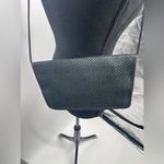 Crossbody black canvas‎ bag with mirror Photo 6