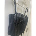 Savage X Fenty Black Bustier Rihanna Renaissance Rose Corset Caviar Size XL Photo 1