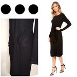 Three Dots New. Long sleeve brushed sweater dress. NWOT Photo 1