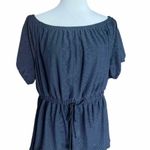 Lane Bryant Womens  Convertible Off The Shoulder Eyelet Peplum Top - Sz 18/20 Photo 1