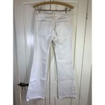 Gap  Premium Flare Jeans Women 1 White Low‎ Rise Stretch Country Concert STAINS Photo 3