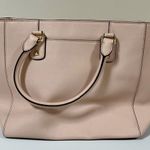 Michael Kors Light Pink Mauve Leather Gold Studded Designer Satchel Bag Handbag Purse Pocketbook 🎀 Photo 8