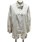 Eloquii  Women's Puff Sleeve Button-Down Shirt White Size 14 Photo 3