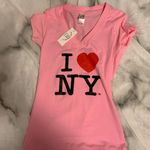 I Heart New York Pink Top Size M Photo 1