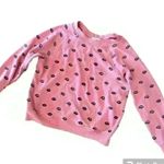 Wildfox Lip Service Lip Print Sweatshirt Size XS All Over Lip Graphic Print Photo 1