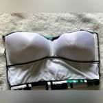 SONNET SHORES Beach Strapless Bandeau Swim Top Size 12 White Photo 2