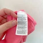 Old Navy [] Pink Linen Blend Square Neck Mini Dress Smocked Tie Straps Sz Large L Photo 10