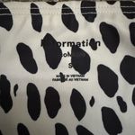 Reformation  Eco Move Animal Print Biker Shorts in Black White Dot Size Small Photo 6