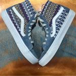 Vans  Sk-8 Hi Fair Isle blue suede and Sweater sneakers size 7.5 Photo 1